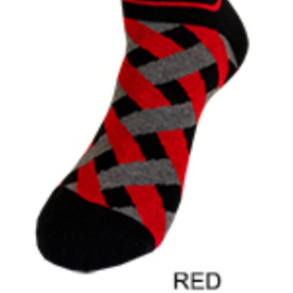 Necktie Hanky Socks Box Set by R Lewis RG002 Red - Picture 5 of 6